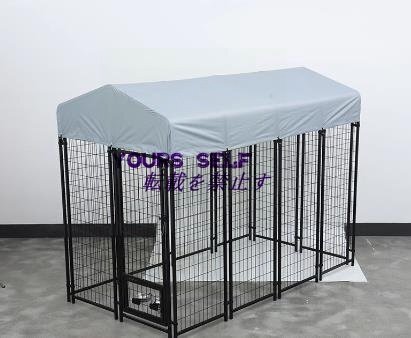 犬のかご ペットフェンス針金犬籠大型犬室外ポンポン穴開けずDIYペットケージ 2.4*1.3*1.8m
