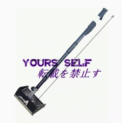 実用乾式壁フラットボックスレンダリングマシン12インチ乾式壁スクレーパーフラット仕上げボックス 106-165cm調節可能なハンドル
