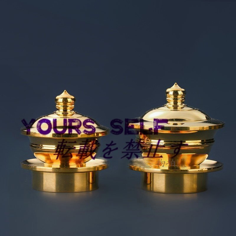 松山仏具工房」密教法具 前具 五大明王 三鈷杵 銅製 金メッキ 松山仏具工房」密教法具 前具 五大明王 三鈷杵 銅製 金メッキ