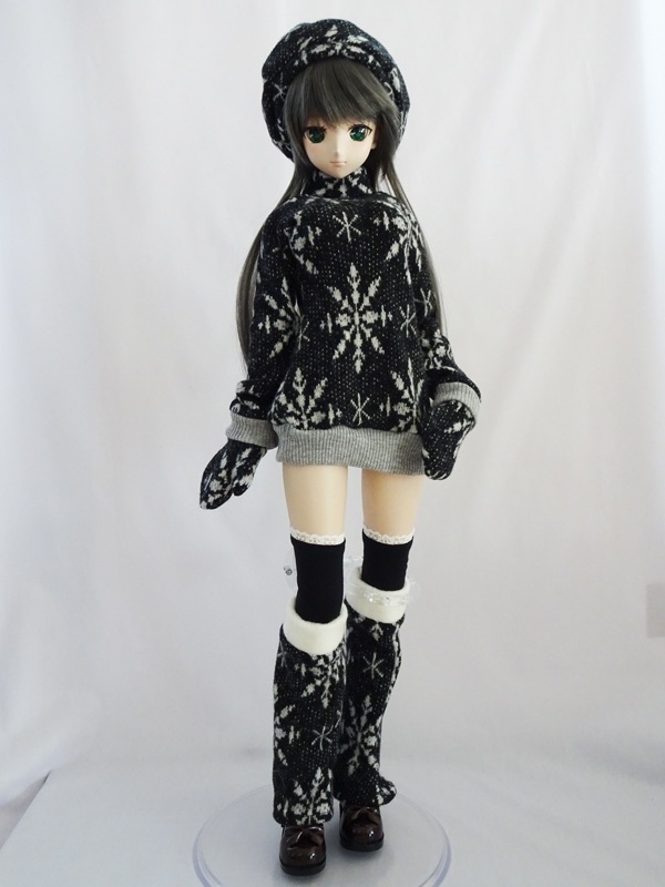 DD/DDdy　タートルネックワンピースセット（ダークスノウ）