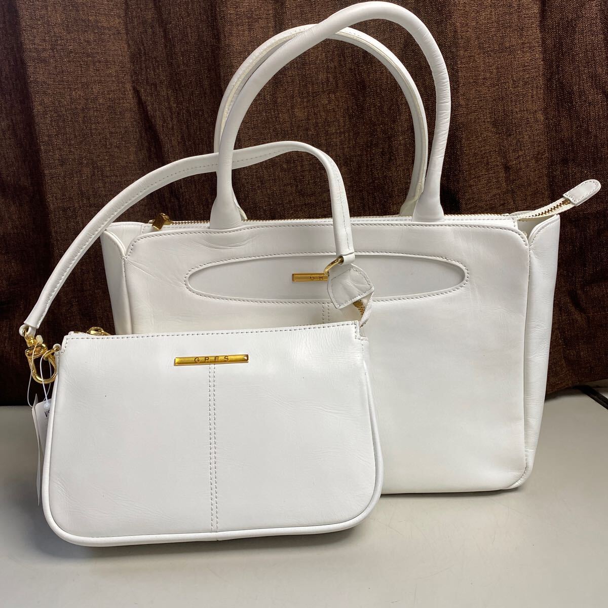 トートバッグ レザー　GRES バッグ