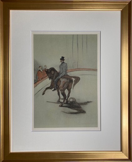 ≪　　 トゥールーズ　ロートレック　　≫　　リトグラフ 　　HAUTE ECOLE 　1952年　　TOULOUSE-LAUTREC