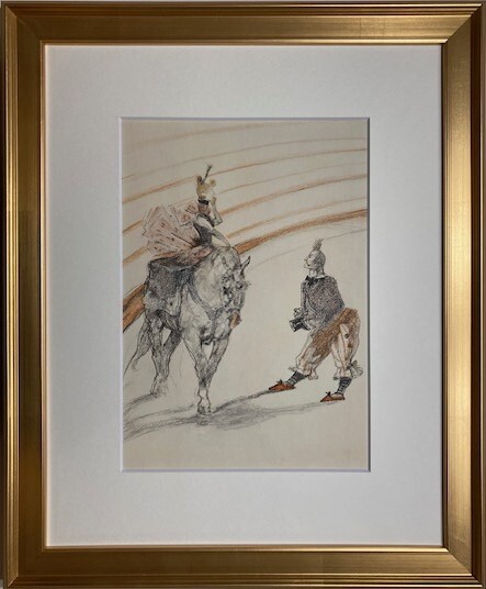 ≪　　 トゥールーズ　ロートレック　　≫　　リトグラフ 　ECUYERE DE PANNEAU 　 1952年 　TOULOUSE-LAUTREC