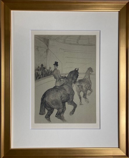 ≪　　 トゥールーズ　ロートレック　　≫　　リトグラフ 　LE TANDEM 　 1952年 　TOULOUSE-LAUTREC