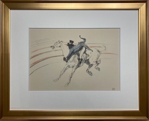 ≪　　 トゥールーズ　ロートレック　　≫　　リトグラフ 　　CHOCOLAT SCENE COMIQUE 　1952年　　TOULOUSE-LAUTREC