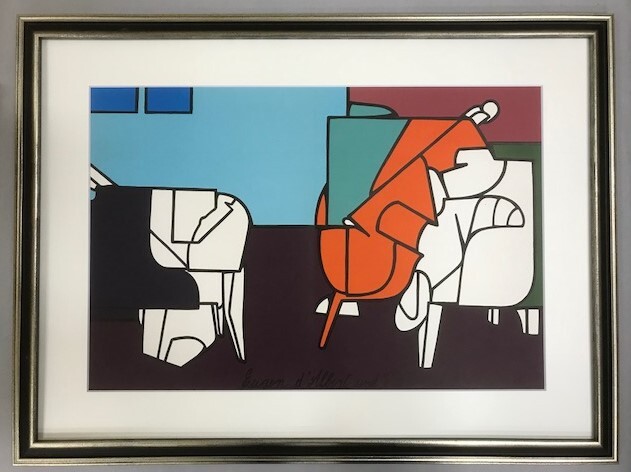 デフォッセ モンターニュ リトグラフ 23/150 直筆サイン入