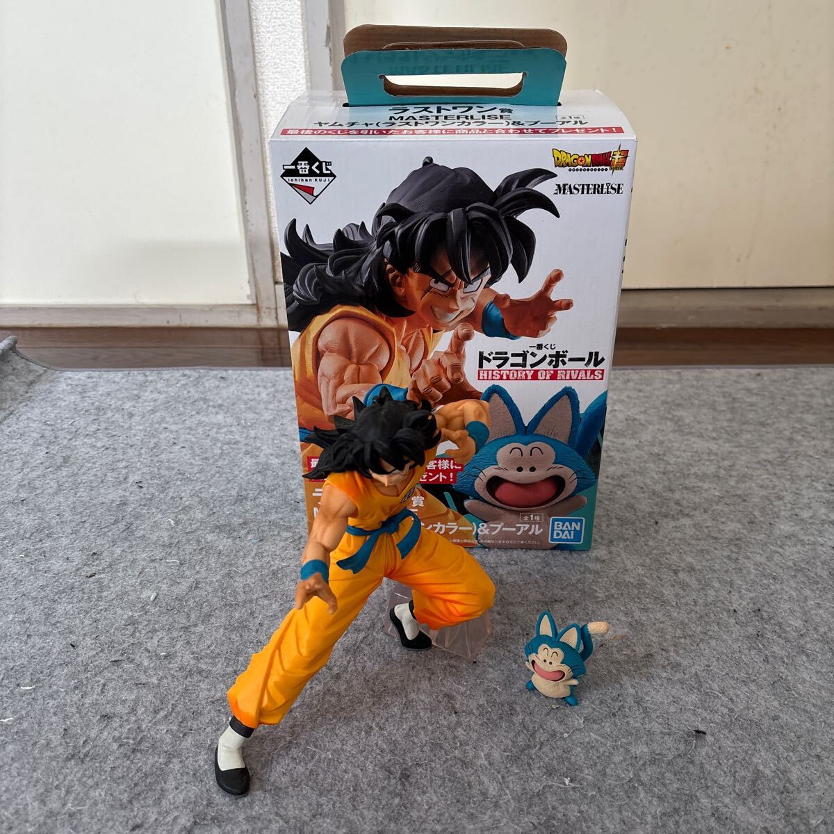 一番くじ　ドラゴンボール　HISTORY　OF　RIVALS　ラストワン賞　MASTERLISE　ヤムチャ（ラストワンカラー）＆プーアル