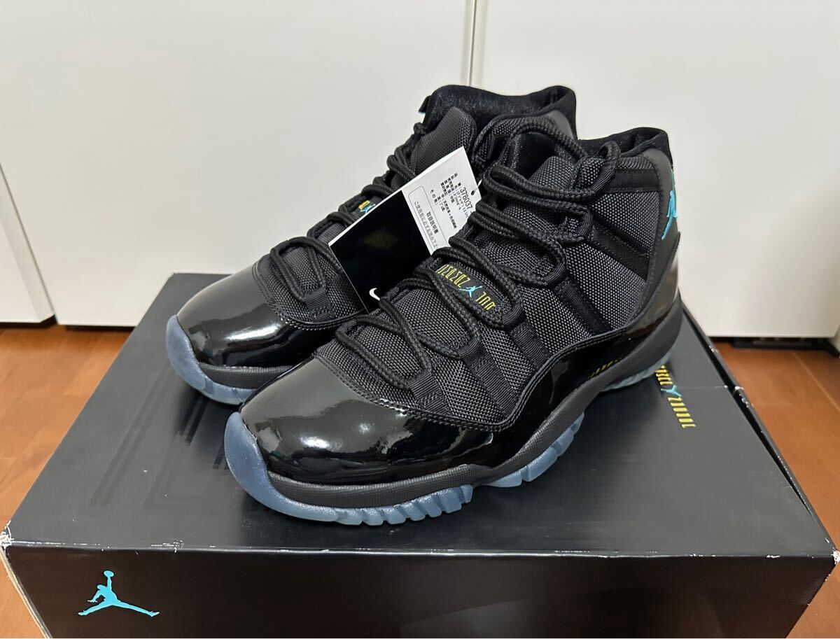 28cm US10 NIKE AIR JORDAN 11 RETRO GAMMA BLUE BLACK 378037 28cm US10 NIKE AIR JORDAN 11 RETRO GAMMA BLUE BLACK 378037