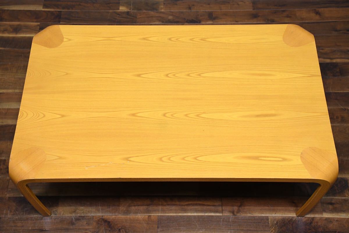 DLK160 Tendo 天童木工 乾三郎 ケヤキ 欅板目 座卓 ローテーブル 天童木工 / Tendo 座卓 ケヤキ 乾三郎 和 ローテーブル リビング