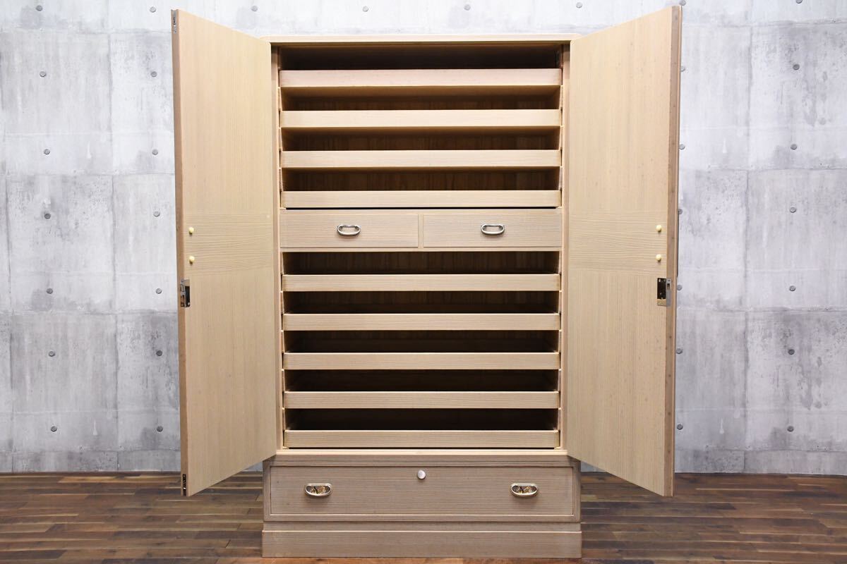 加茂総桐たんす　伝統工芸品　桐ダンス　和ダンス　着物用箪笥　鍵付き　送料込み 加茂総桐たんす伝統工芸品桐ダンス和ダンス着物用箪笥鍵付き送料込み