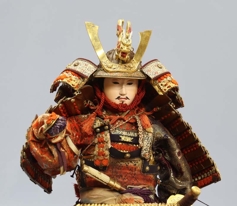 昭和前期 武者人形 作りの良い五月人形 端午の節句 121 (昭和 昭和前期 武者人形 作りの良い五月人形 端午の節句 121 (昭和