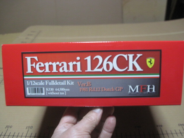 MFH K530 1/12 フェラーリ126CK VerB 1981 Rd,12 Dutch GP モデルファクトリーヒロ メーカー新品購入品