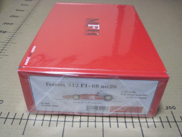 MFH K-154 1/20 Ferrari 312 F1-68 no26 フェラーリ　モデルファクトリーヒロ メーカー新品購入品