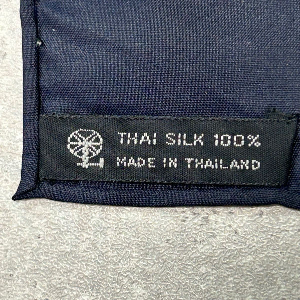 ジムトンプソン JIM THOMPSON ネイビー シルクスカーフ シルク ジムトンプソン JIM THOMPSON ネイビー シルクスカーフ シルク
