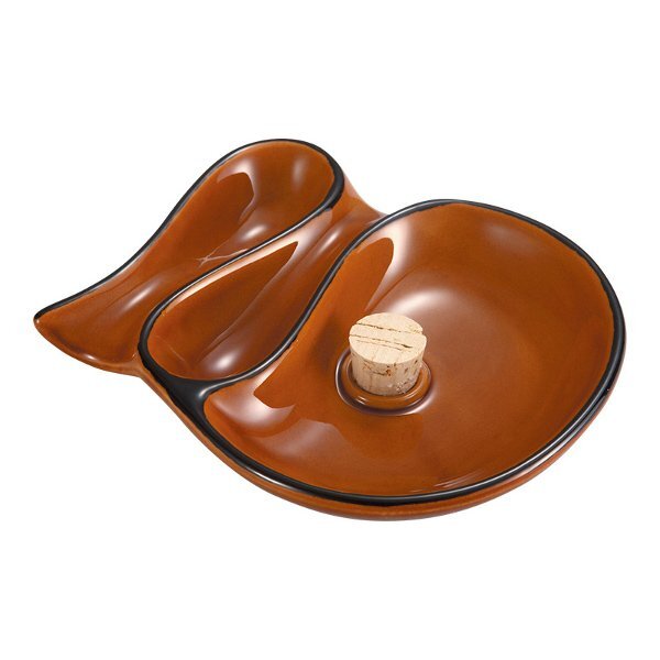 イースター　ひねり灰皿・茶 #78191_画像1