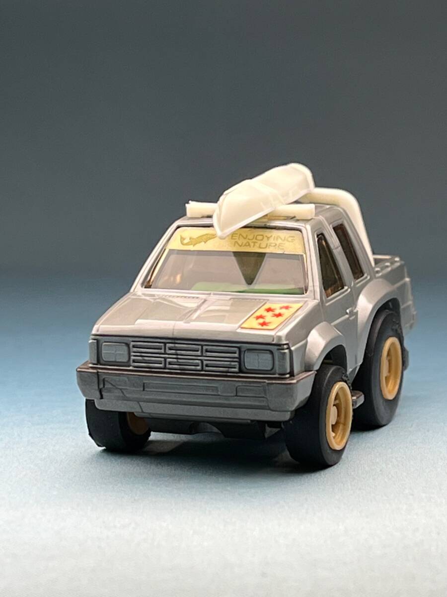 TAKARA/ チョロQ/ A-88/ DATSUN 4WD ダブルキャブ カヌー/ DUNLOPタイヤ/ A品番/ 日本製/ シルバー/