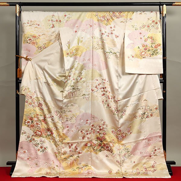 【和遊館】EHK028　十日町『吉澤の友禅』最高級お振袖 人間国宝「吉田蓑助の世界」
