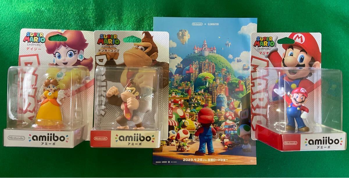 switch amiibo マリオ ドンキーコング デイジー フィギュア switch amiibo マリオ ドンキーコング デイジー フィギュア