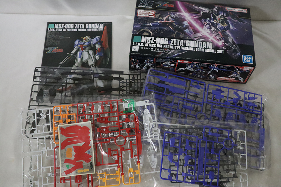 ガンプラ 未組立 即決 HG 1/144 MSZ-006 ゼータガンダム ZETA ガンプラ 未組立 即決 HG 1/144 MSZ-006 ゼータガンダム ZETA