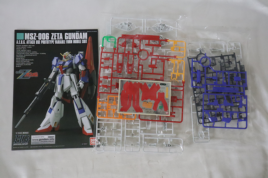 ガンプラ 未組立 即決 HG 1/144 MSZ-006 ゼータガンダム ZETA ガンプラ 未組立 即決 HG 1/144 MSZ-006 ゼータガンダム ZETA