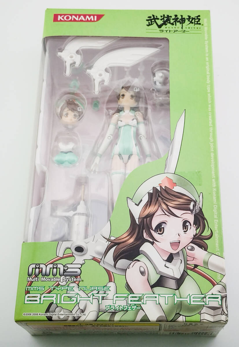 未使用 武装神姫 ライトアーマー ブライトフェザー KONAMI 彩色済みアクションフィギュア