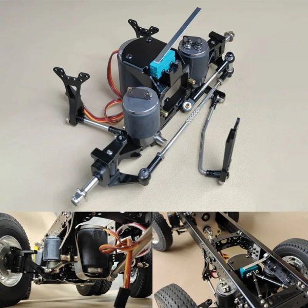 ■新品■RC トラック リフティング アクスルエアバッグサスペンションシステムパワーステアリング付き 1/14 タミ S22d5956962393