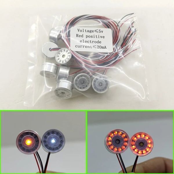 ■新品■8 個 メタルテールライトエンジェルアイズ Led ランプ 1/14 タミヤ RC トラック トレーラーダン S22d5343447474