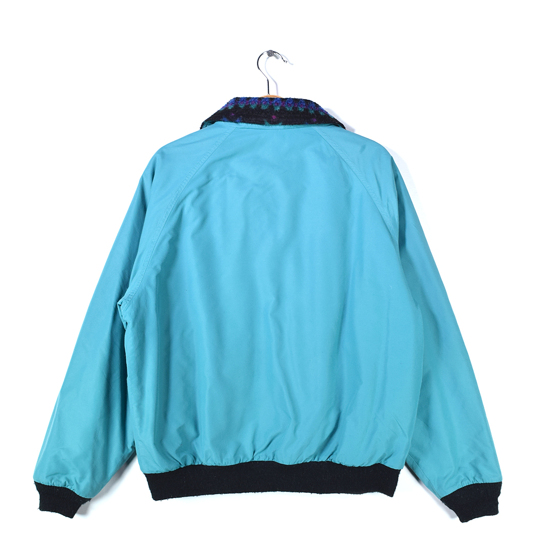 80s L L BEAN ウォームアップジャケット ヴィンテージ 総柄 80s L L BEAN ウォームアップジャケット ヴィンテージ 総柄