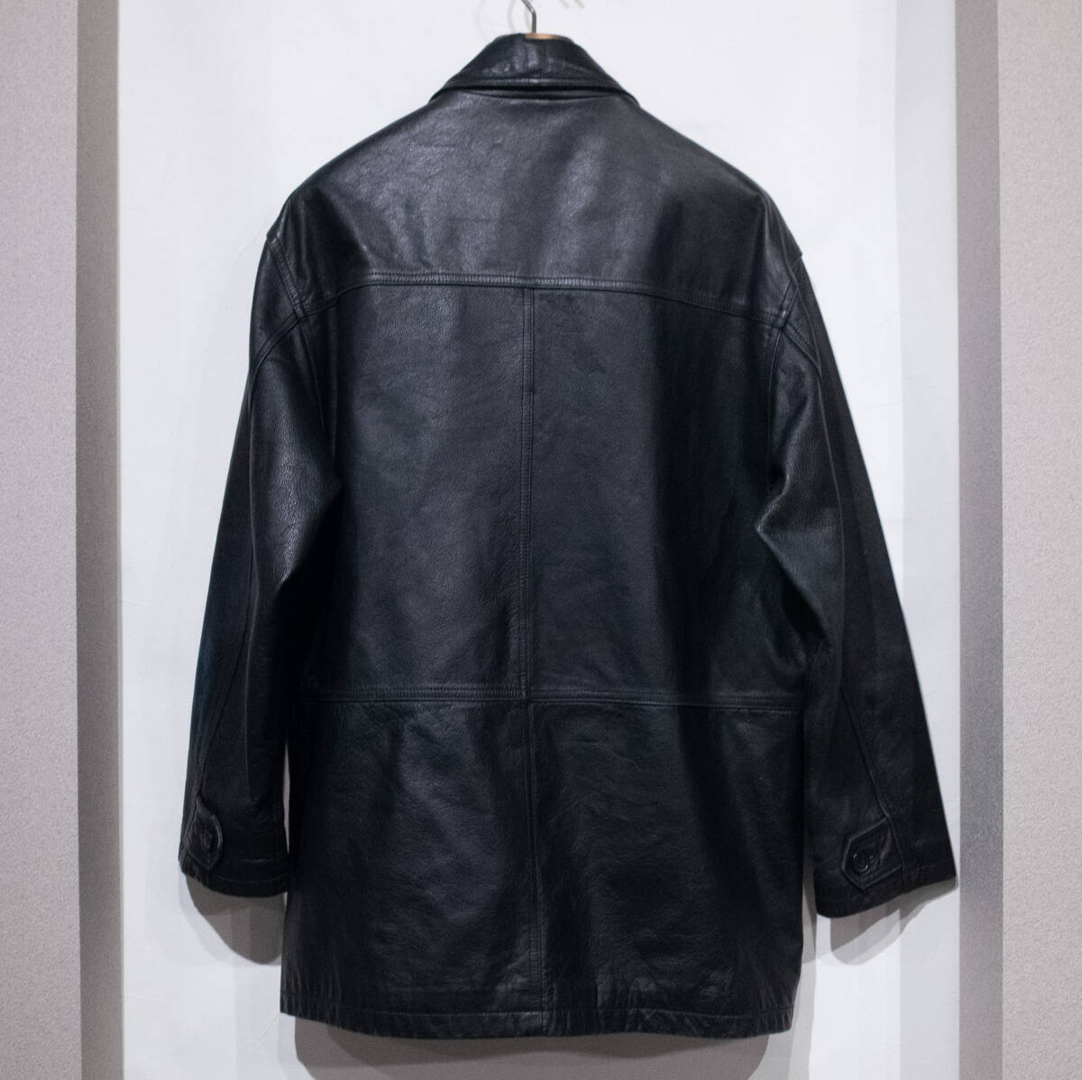 LL / 90s CREALY カウレザー 牛革 レザージャケット ミドル丈 LL / 90s CREALY カウレザー 牛革 レザージャケット ミドル丈
