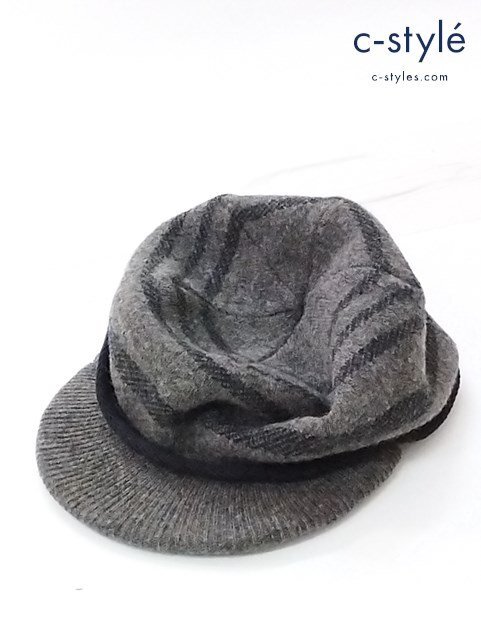 J789a [人気] RRL ダブルアールエル ニットキャップ ONE SIZE グレー | ファッション小物 G