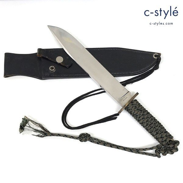 U509b [人気] G・SAKAI ジーサカイ ボウイナイフ H・S・STEEL 全長:約36.5cm 刃渡:約22.5cm アウトドア キャンプ | U
