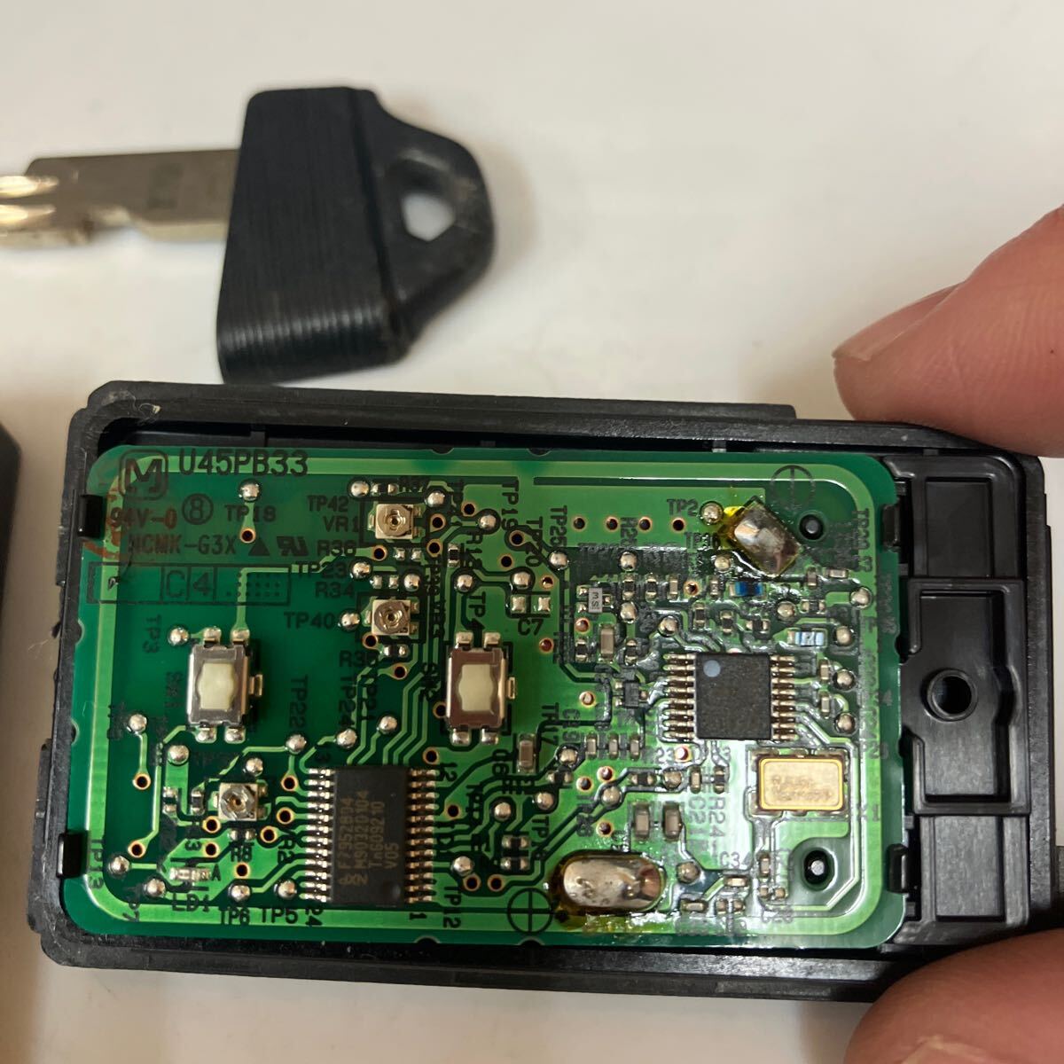 SB4396 點(diǎn)燈 スバル純正 RN1 RN2 ステラ ステラカスタム U45PB33 2ボタン スマートキー キーレス リモコン
