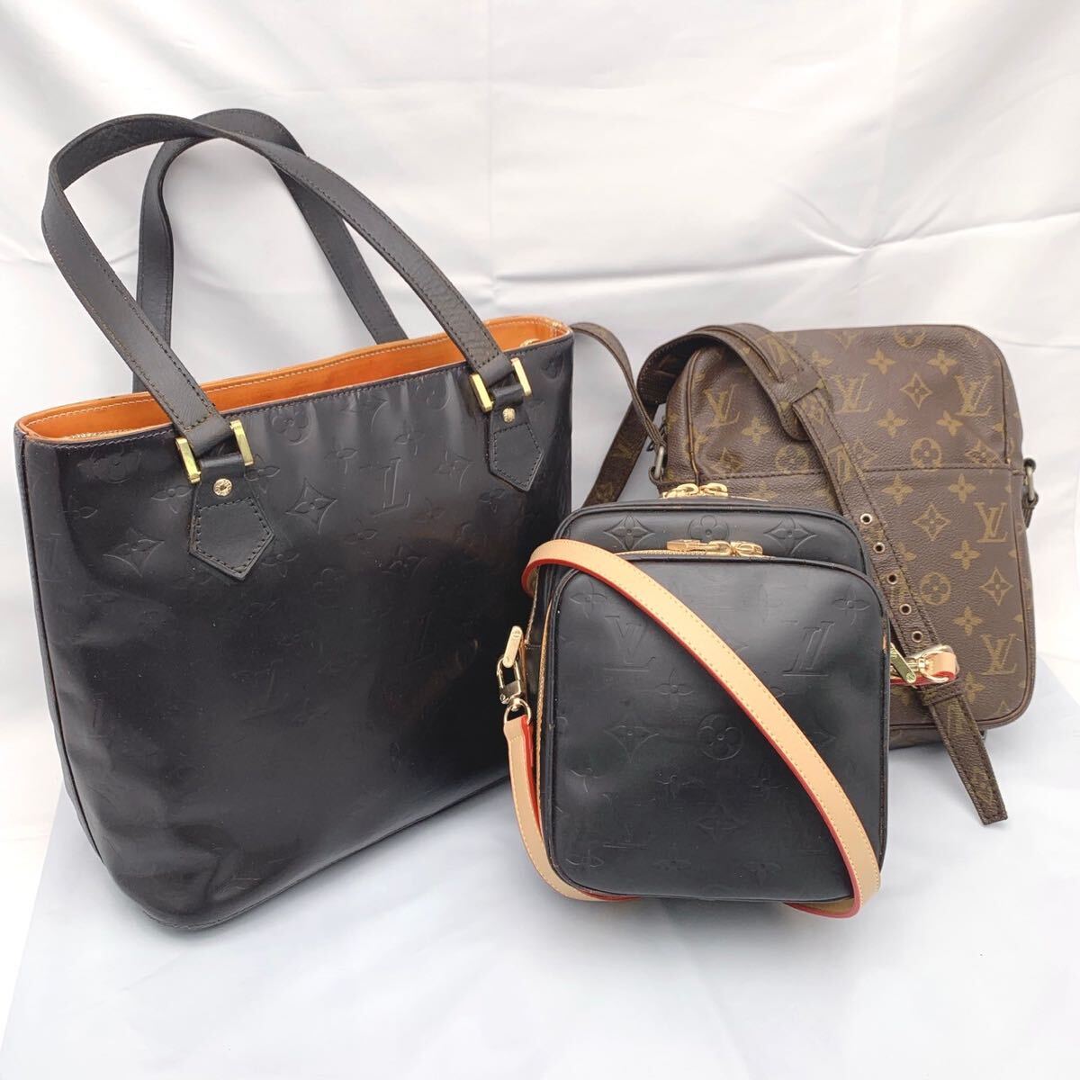 s7【3点まとめ売り】ルイヴィトン LOUIS VUITTON ジャンクまとめ モノグラム バッグ セット売り