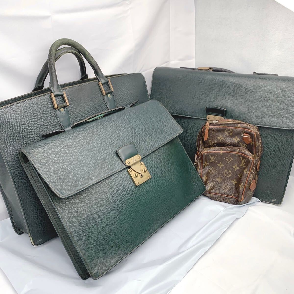 s6【4点まとめ売り】ルイヴィトン LOUIS VUITTON ジャンクまとめ モノグラム タイガ バッグ セット売り