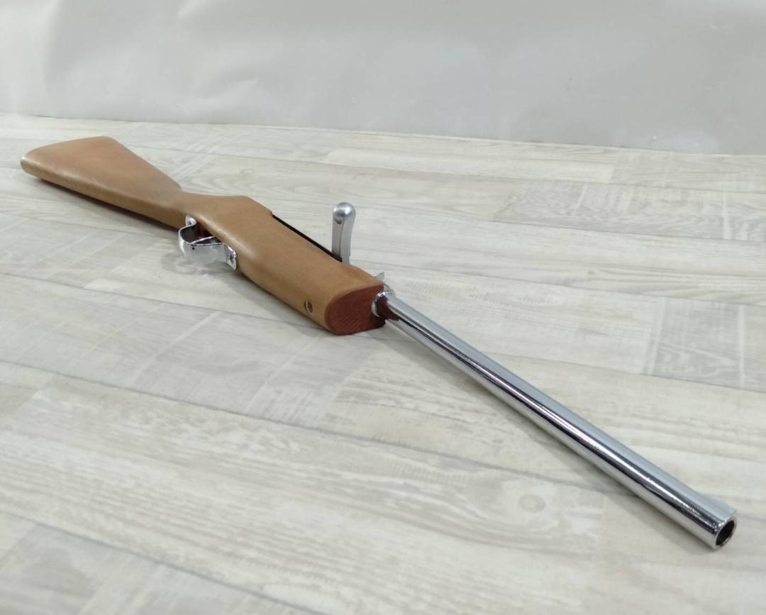 良品】ナカヤシルバー 射的銃 コルク銃 木製ライフル 昭和レトロ 良品】ナカヤシルバー 射的銃 コルク銃 木製ライフル 昭和レトロ