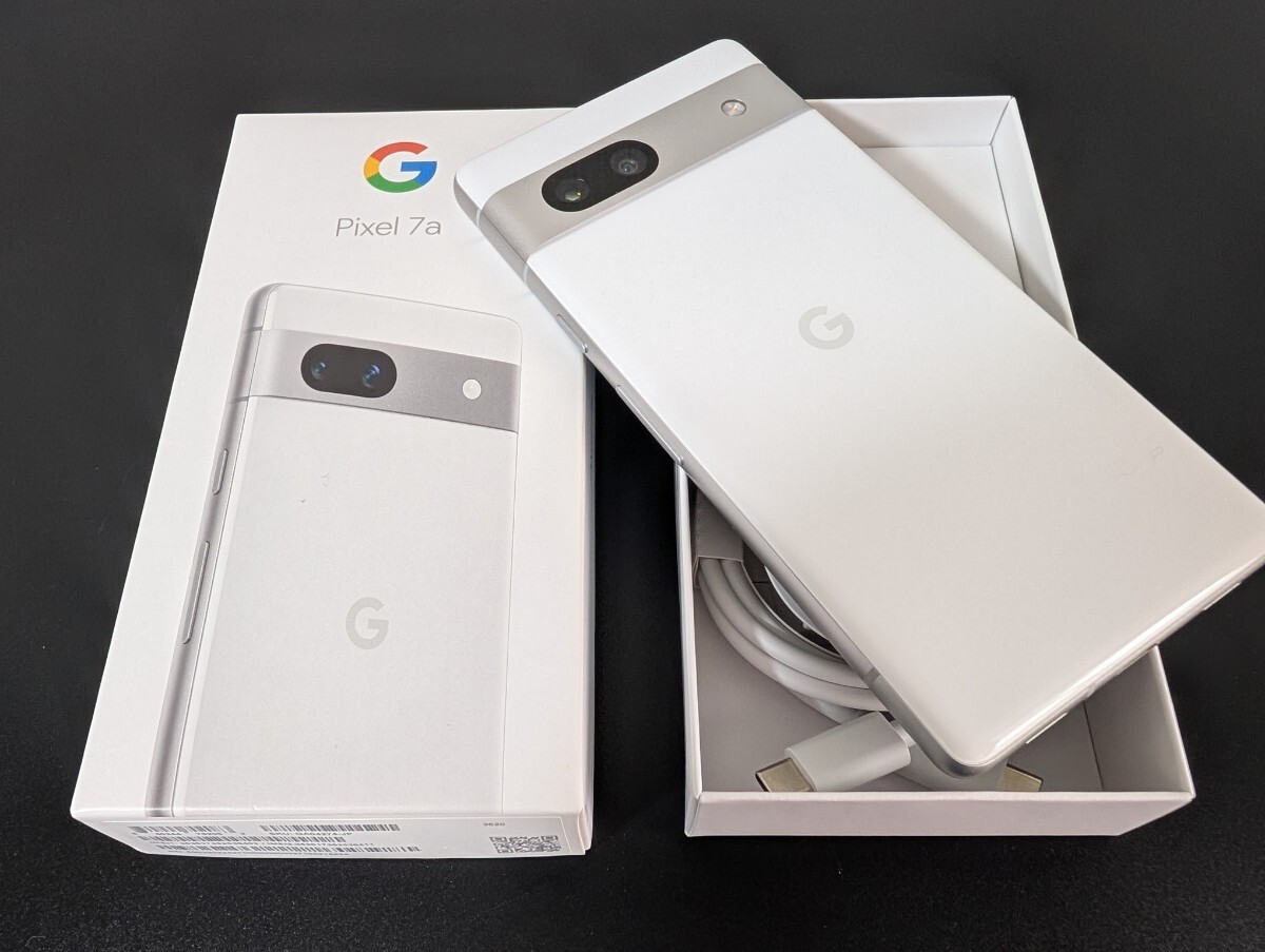 【Google Pixel 7a】（Snow） ・箱・付属品完備