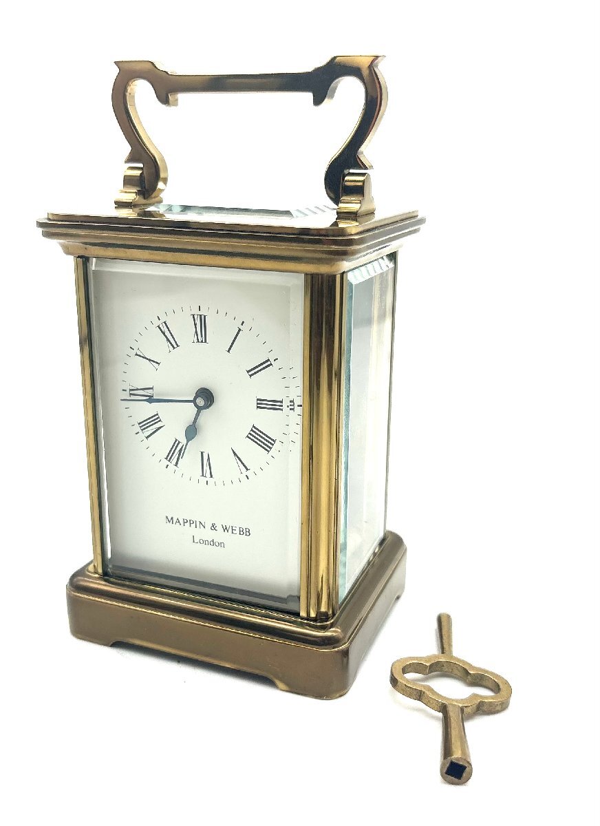 MAPPIN&WEBB マッピンアンドウェッブ 置き時計 枕時計 MAPPIN&WEBB マッピンアンドウェッブ 置き時計 枕時計