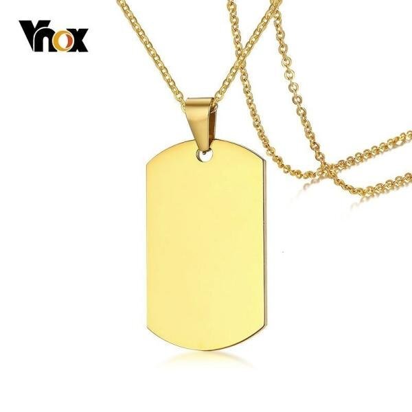 ペンダント メンズ ネックレス イヌ ミリタリー ステンレス タグ 名入れ刻印