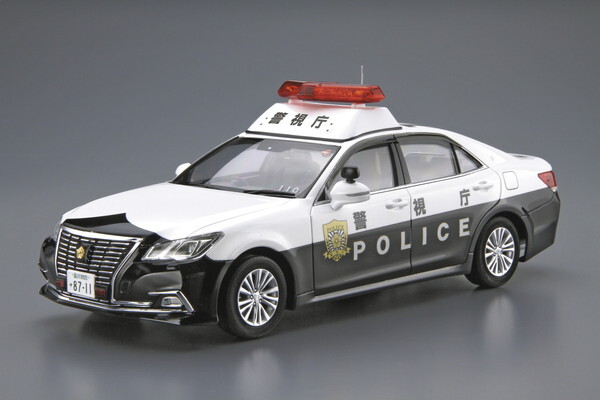 アオシマ 1/24 ザ・モデルカー No.129 トヨタ GRS210 クラウン パトロールカー 警ら用 '16 プラモデル　送料無料 新品