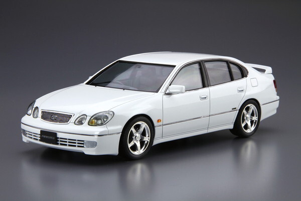 アオシマ 1/24 ザ・モデルカー No.097 トヨタ JZS161 アリスト V300ベルテックスエディション '97 プラモデル　送料無料 新品