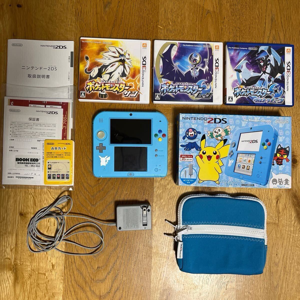 動作品☆ニンテンドー2DS本体☆ポケモン サン・ムーン【ライト 動作品☆ニンテンドー2DS本体☆ポケモン サン・ムーン【ライト
