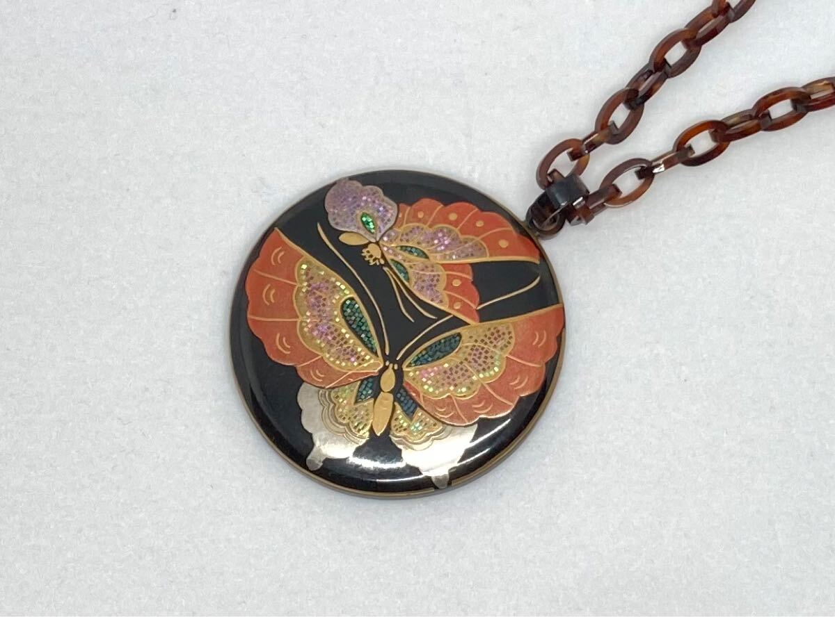 べっ甲 ペンダント ネックレス 鼈甲 蒔絵 白甲 赤甲 作家物 べっ甲 ペンダント ネックレス 鼈甲 蒔絵 白甲 赤甲 作家物