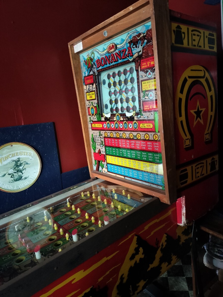Bally BONANZA ピンボールマシン ビンゴマシン アメリカン Bally BONANZA ピンボールマシン ビンゴマシン アメリカン