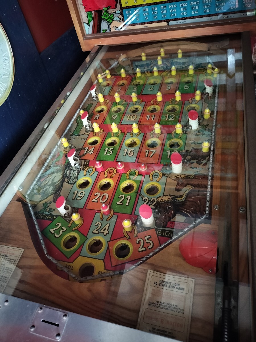 Bally BONANZA ピンボールマシン ビンゴマシン アメリカン Bally BONANZA ピンボールマシン ビンゴマシン アメリカン