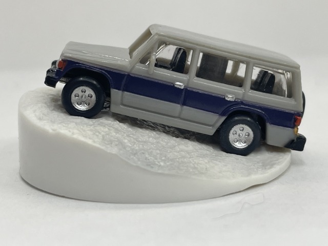 ■★サントリー　ジオラマ付き　四駆ミニカーコレクション　MITSUBISHI　パジェロ（自動販売機限定キャンペーン）_画像1