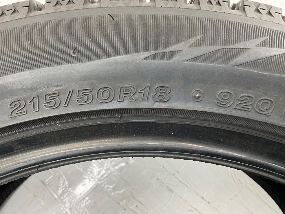  не использовался только один 215/50R18 92Q Bridgestone BLIZZAK VRX2 зима зимний 215/50/18 Yaris Cross местного производства сделано в Японии b5612