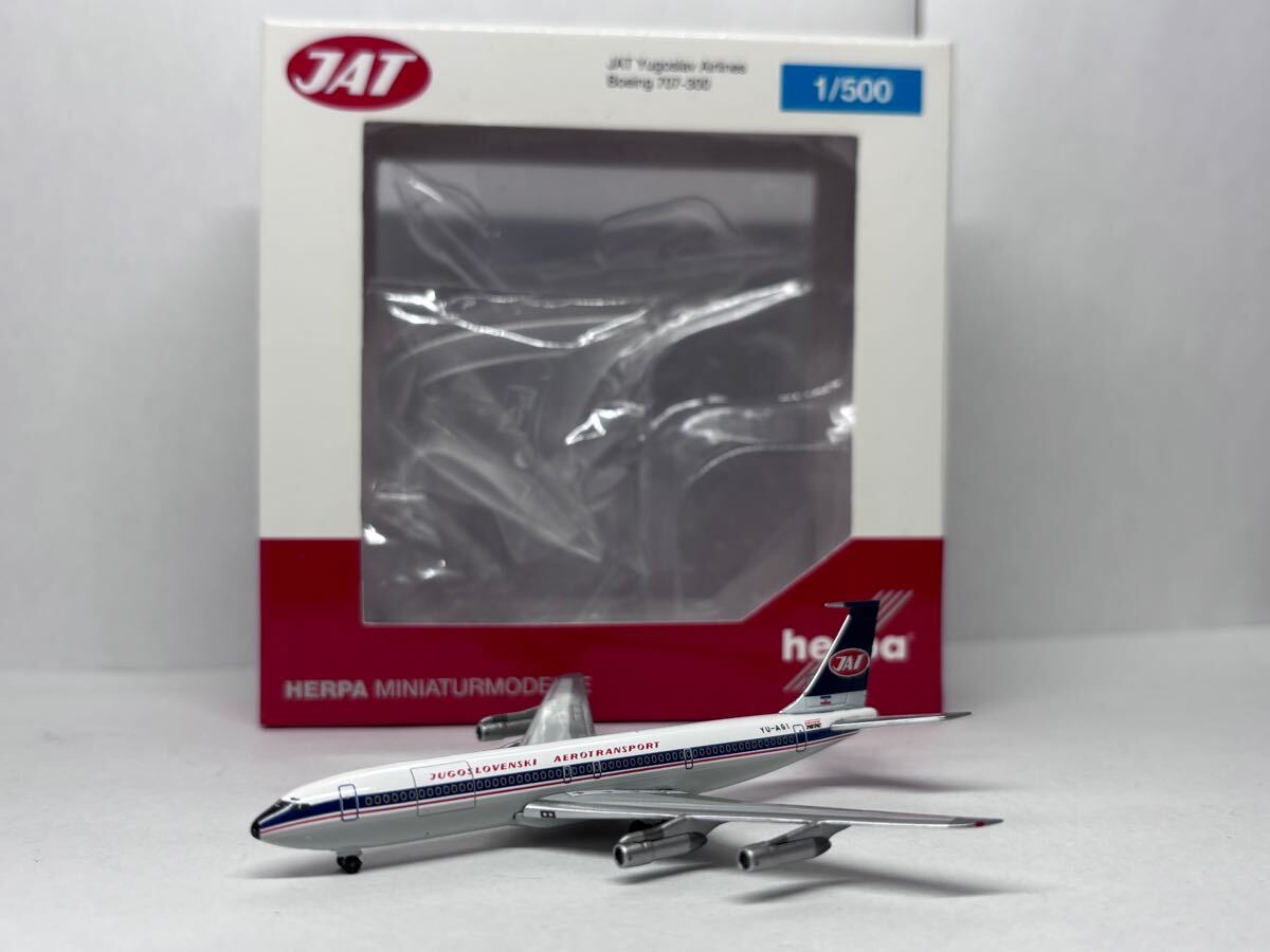 1/500 Herpa Wings Club JAT Yugoslav Airlines Boeing707-300C YU-AGIヘルパ ボーイング ユーゴスラビア