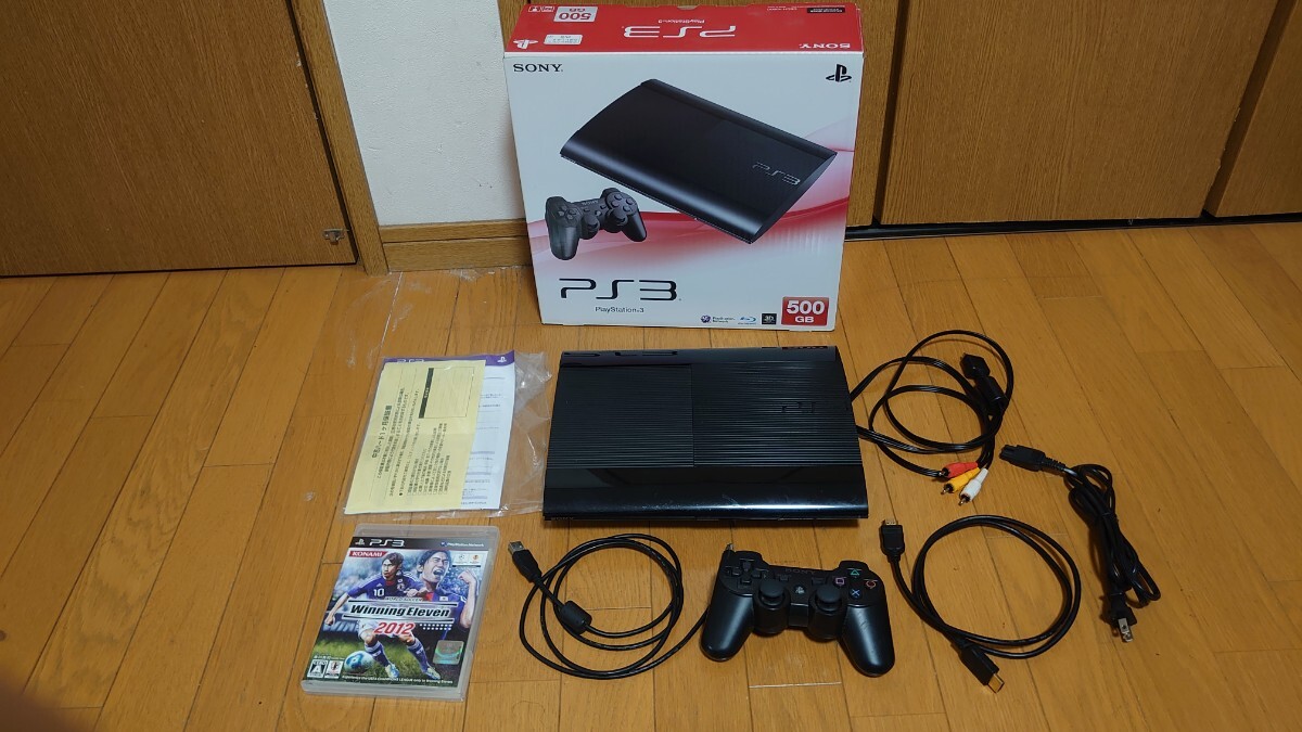 【動作確認済！すぐ遊べる！】プレイステーション3　CECH-4200C　本体フルセット　HDMIケーブル＆おまけソフト付き！