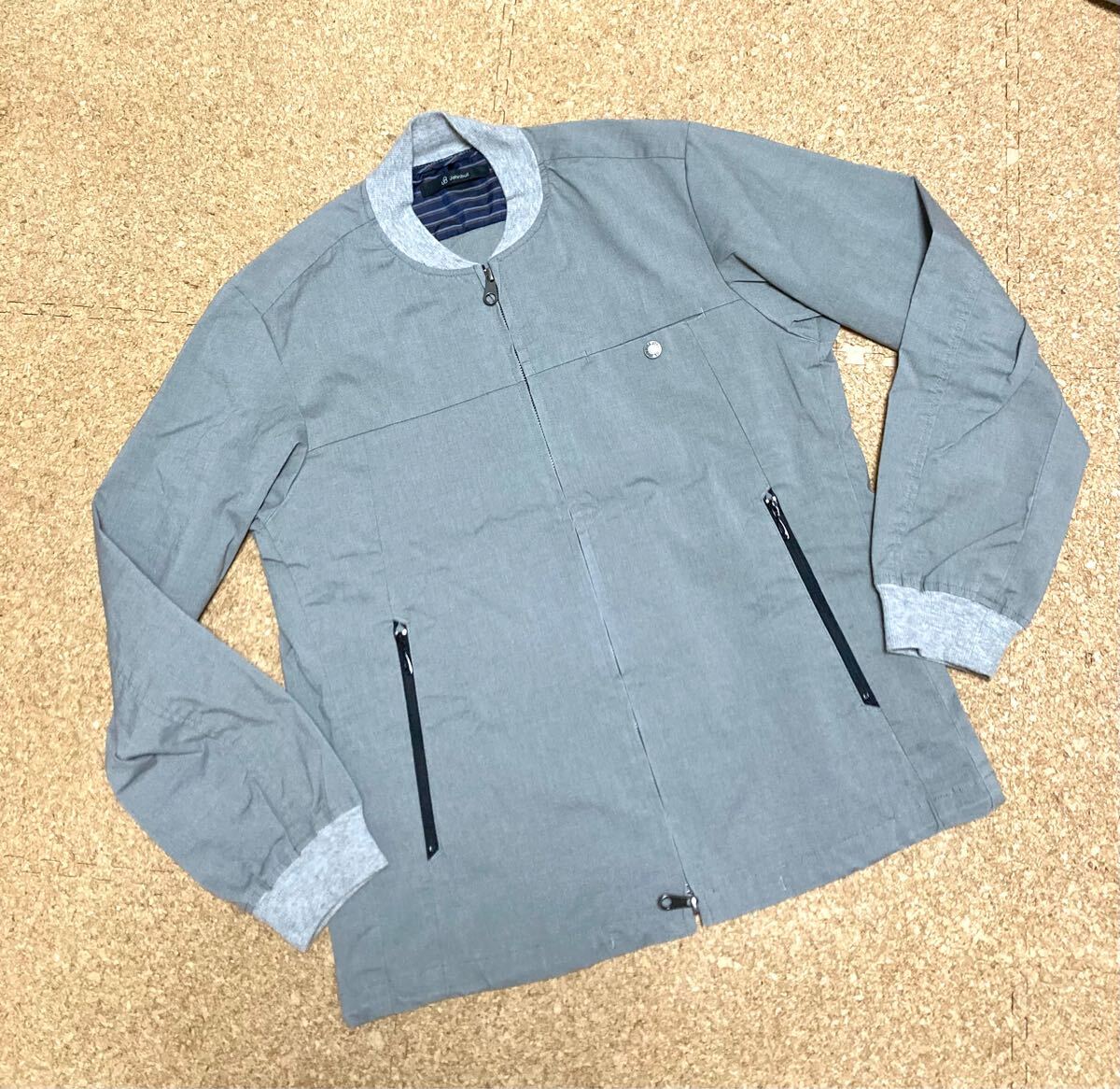 A☆新品未使用☆Johnbull ジョンブル☆ジャケット　 メンズ　M ブルゾン　日本製　無地　グレー　ジャンパー