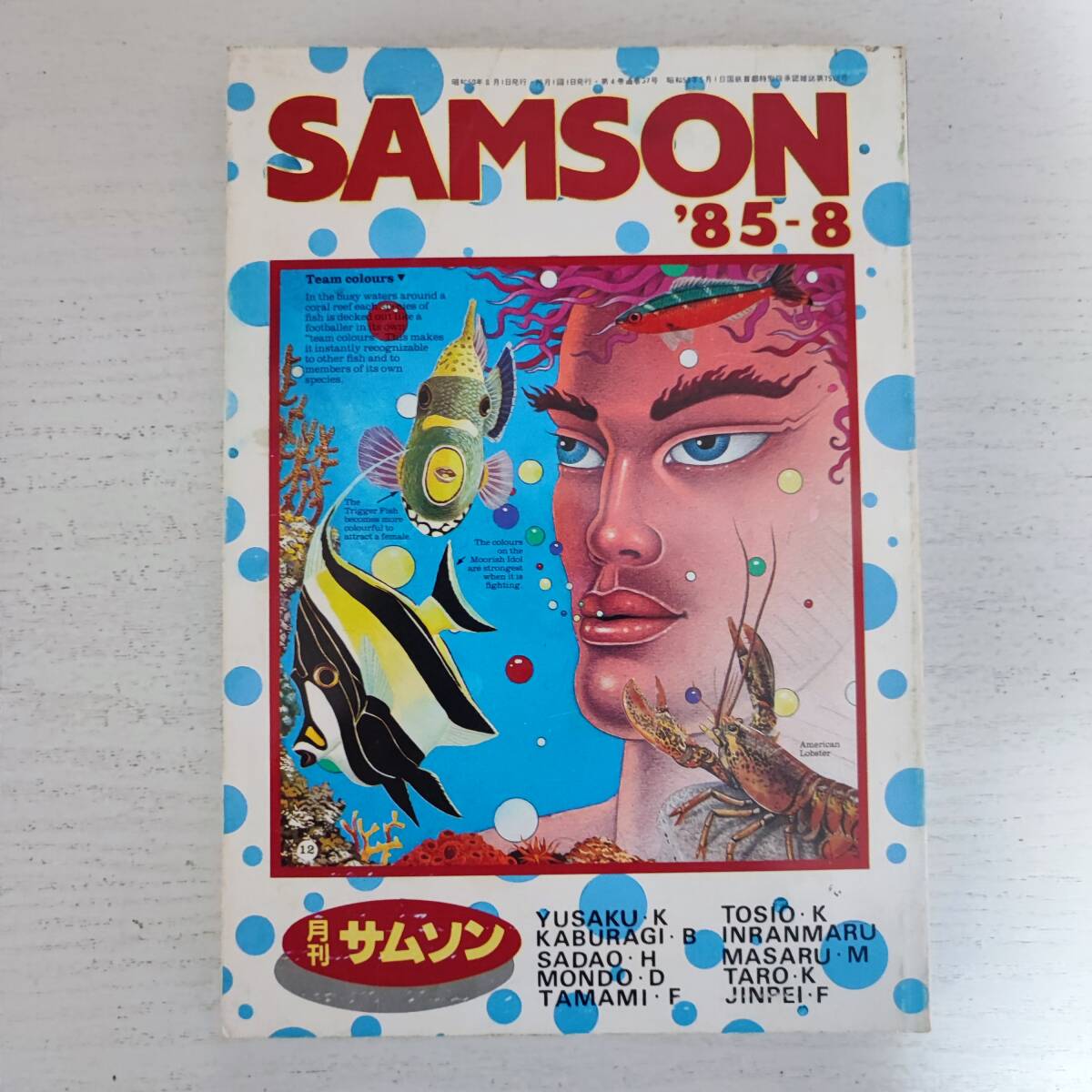 新年の贈り物 【雑誌】月刊 サムソン SAMSON '85-8 コバルト社 ゲイ雑誌 その他